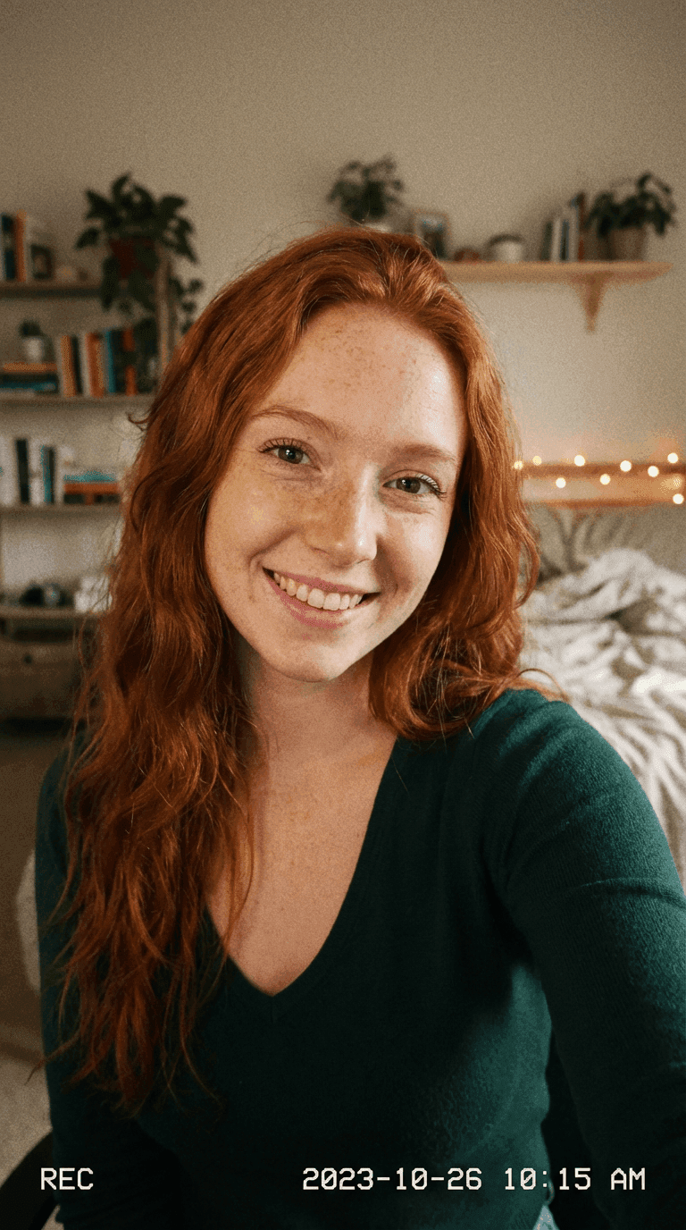 Random video chat match preview – Ella, 25